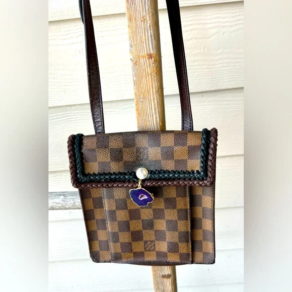 Customized Louis Vuitton Damier Ebene Pimlico Crossbody😍 - Picture 3 of 16
